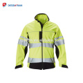 Cheap Amarillo verde 3 m impermeable Hi Vis Chaleco de seguridad / Chaqueta reflectante con chaqueta de bolsillo reflectante